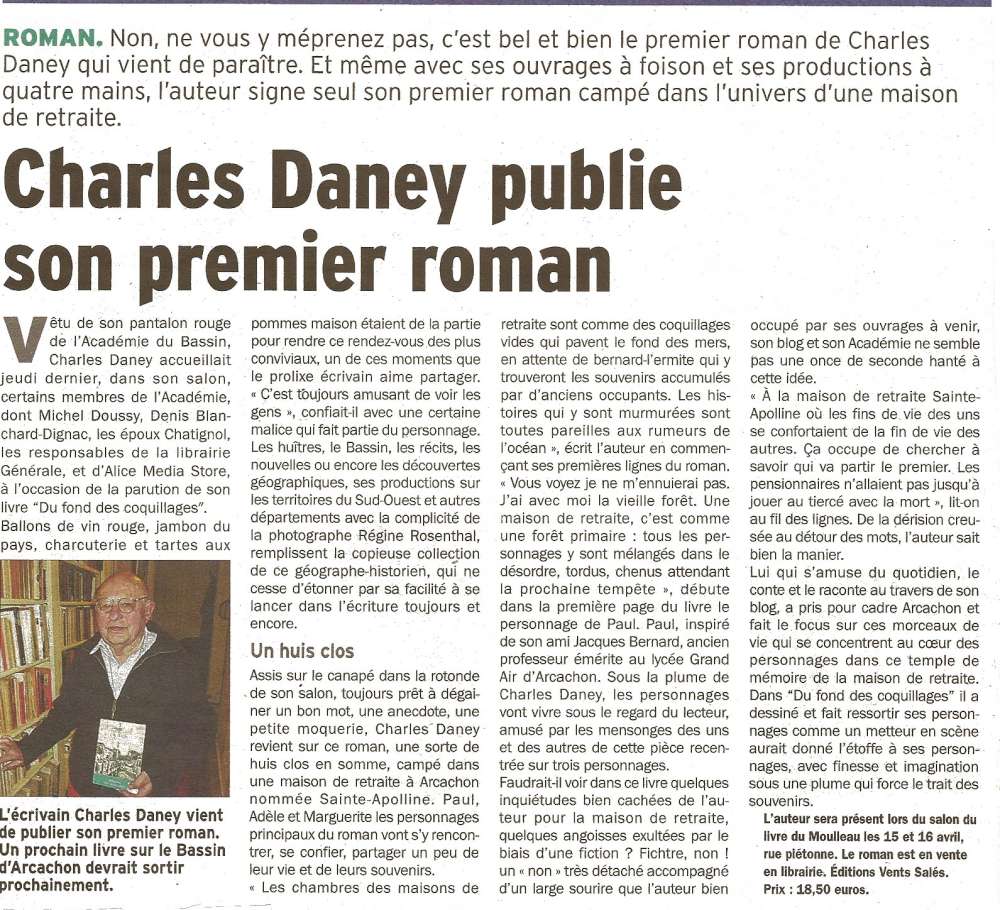 la dépêche du bassin charles Daney
